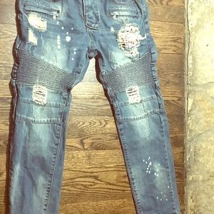Biker jeans